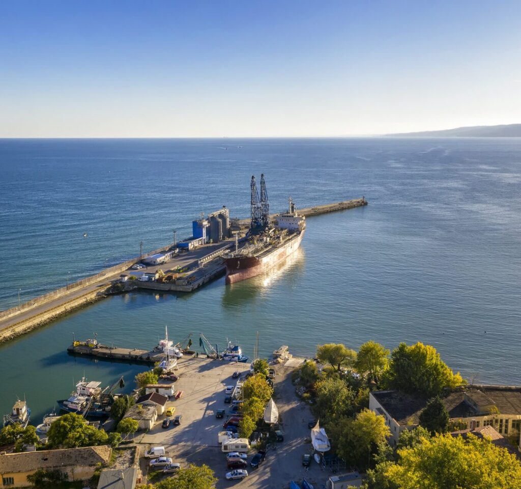 industrial port